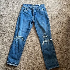 Abercrombie & Fitch The Boyfriend Mid Rise Jean